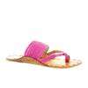   Laundry BIND01IKD Womens Thong Sandals Rock Steady Hot Pink Leather