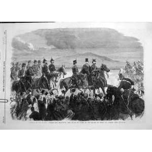    1865 Troops Phoenix Park Prince Wales Review Dublin