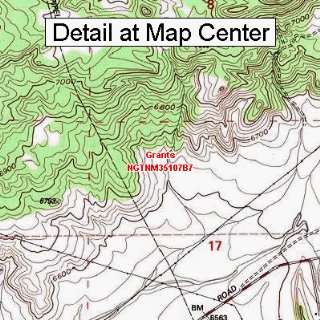 USGS Topographic Quadrangle Map   Grants, New Mexico (Folded 