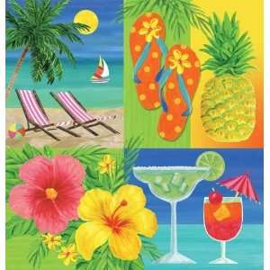    Creative Converting Island Tropics Table Covers: Toys & Games