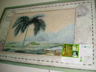 up for your consideration eco friendly palm tree door mat this is 