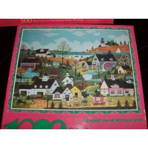  Sunday in New England a 1000 Piece Puzzle By Jane Wooster 