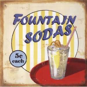 Fountain Sodas by Lisa Alderson 9x9 