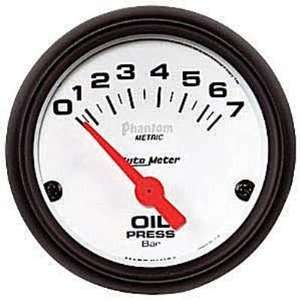  Auto Meter Phantom Oil Pressure Gauge   5727 M: Automotive