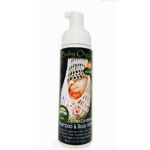  Baby Organic Shampoo & Body Wash Coconut Scent By Natures 