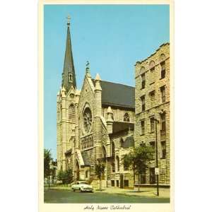  1960s Vintage Postcard Holy Name Cathedral   Chicago 