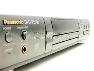 Panasonic DVD T2000 Professional Video Player & EDITOR  