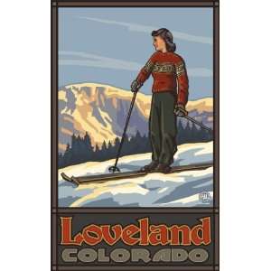  Northwest Art Mall Loveland Colorado Girl Skier Artwork by 