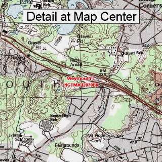  USGS Topographic Quadrangle Map   Weymouth L 