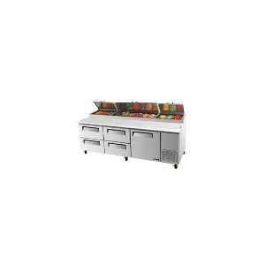  Turbo Air TPR 93SD D4   3 Section Deluxe Pizza Prep Table 