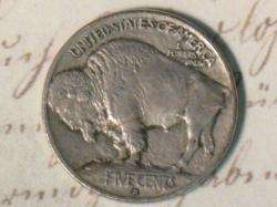 1913 D TYPE I BUFFALO NICKEL   INDIAN HEAD BISON 5 CENT  