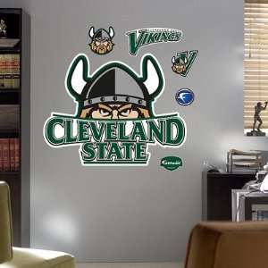  Cleveland State Vikings Logo Fathead NIB: Everything Else