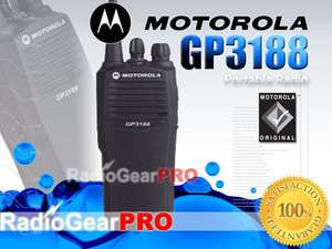 Motorola GP3188 UHF 430 470 Mhz Commercial Radio CP200  