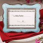 96 blue victorian place card frame wedding favors 
