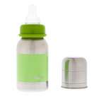 OrganicKidz Stainless Steel Baby Bottle by OrganicKidz   Green 4oz.