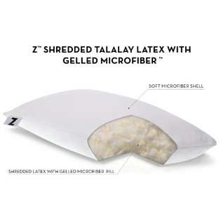 by Malouf Shredded 100 Natural Talalay Latex with Gelled Microfiber 