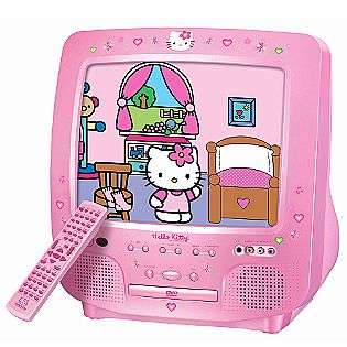 13 in. Stereo Color CRT TV/DVD Combo  Hello Kitty Computers 