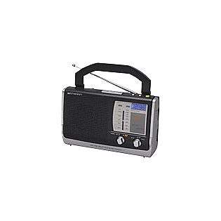 Portable AM/FM Sound/Instant Weather Radio With Digital Clock   RP6251 