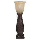 Canarm Justine One Light Torchiere Table Lamp in Painted Brown