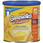 Gerber Graduates Lil Crunchies, Mild Cheddar, 1.48 Ounce Canisters 