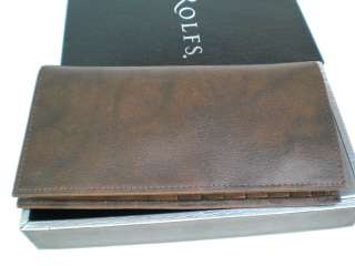 Rolfs Genuine Leather Pocket Secretary Wallet NEW  