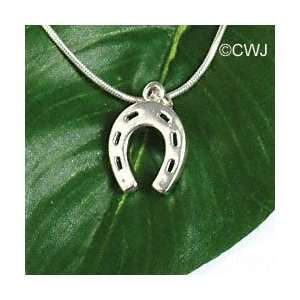  NC   C1013   SS ctlf   Horseshoe   Charm Necklace Arts 