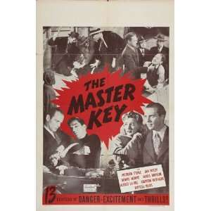 Master Key Poster Movie C 27 x 40 Inches   69cm x 102cm Milburn Stone 