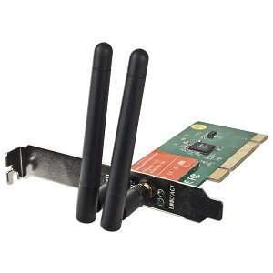   150Mbps 802.11n Wireless LAN PCI Adapter w/Dual Antennas: Electronics