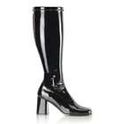   Pleaser Shoes Gogo (Black) Adult Boots   Wide Width / Black   Size 12W