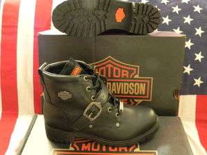 HARLEY DAVIDSON BOYS FADED GLORY MOTORCYCLE BOOTS NEW IN BOX CLEARANCE 
