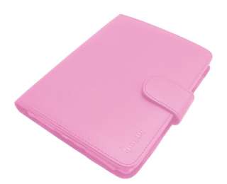   Leather Case Cover For Latest  Kindle 4 6 Tablet Light Pink