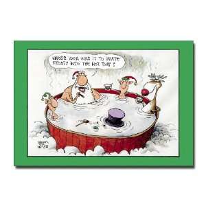   of 12 Outrageous Cartoon Christmas Cards & Envelopes