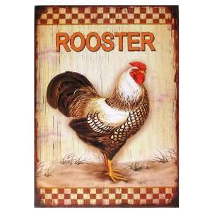  Rooster Wall Plaque 