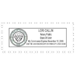  Pre Ink Notary Stamps   Utah: Office Products