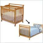 Da Vinci DaVinci Emily Mini Wood Baby Crib Set w, Twin Size Bed Rail 