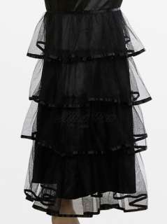 NWT Elegant Pleated Black Tiered Lace Hem Strapless Prom Gowns 09346 
