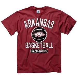   Arkansas Razorbacks Cardinal Youth Ballin T Shirt: Sports & Outdoors