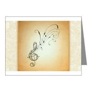  Note Cards (10 Pack) Treble Clef Music Notes Everything 