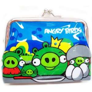  ANGRY BIRDS PIGS METAL CLIP COIN PURSE 
