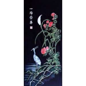  Chinese Art Painting Calligraphy Batik Tapestry Flower 