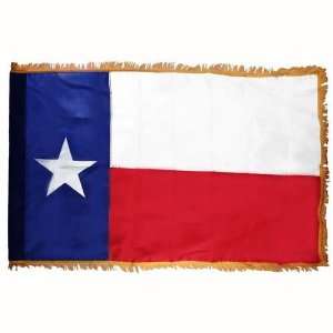 Texas Flag 5X8 Foot Nylon PH and FR (Sewn) Patio, Lawn 