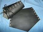 Leather Bracers Medieval black