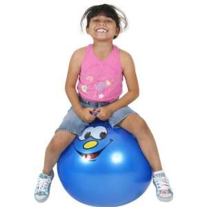  Hippity Hop 20 In. Blue Smiley Face Hop Ball: Sports 