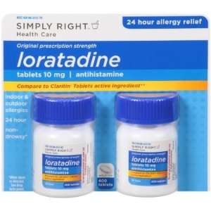    Simply Right Loratadine Antihistamine   2/200 ct.