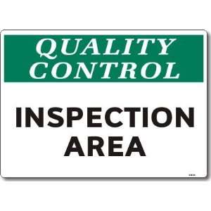  Quality Control: Inspection Area Laminated Vinyl, 10 x 7 