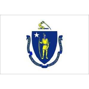  Massachusetts State Flag 3 x 5 Patio, Lawn & Garden