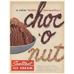   Choc o Nut Chocolate Almond Ice Cream Print Ad (51855)