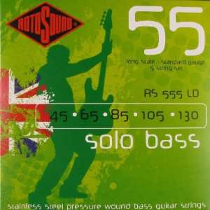  RotoSound Solo Bass 5 String Pressurewound Stainless Steel 