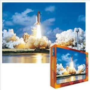  Space Shuttle Atlantis Lift Off 1000 piece puzzle: Toys 