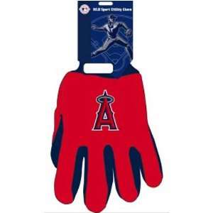 Los Angeles Angels of Anaheim MLB Two Tone Gloves:  Sports 